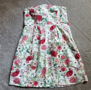 Old Navy Strapless Dress 16 Botanical Floral